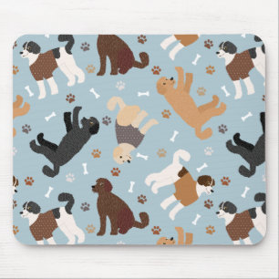 Tapis De Souris Labradoodle / Os et pattes Goldendoodle
