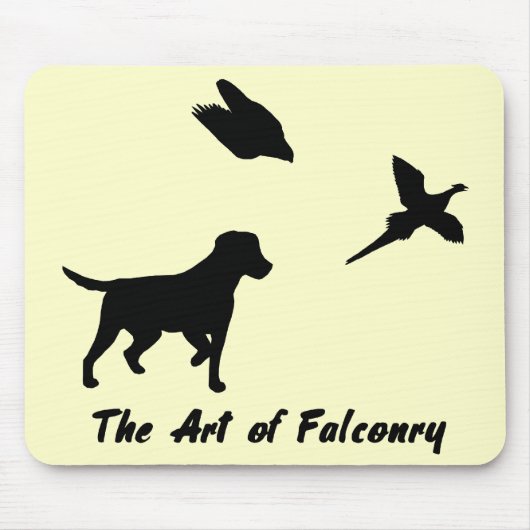 Tapis De Souris Labrador et Falconry (Devant)