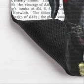 Tapis De Souris Labrador Noir Avec Fascinateur Rouge (Coin)