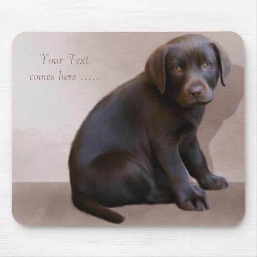 Tapis De Souris Labrador Puppy Mousepad (Devant)