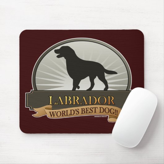 Tapis De Souris Labrador Retriever (Avec souris)
