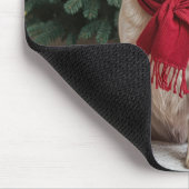 Tapis De Souris Labrador Retriever Avec Des Antlers De Rennes (Coin)