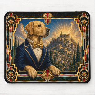 Tapis De Souris Labrador Retriever, Chien Art Déco