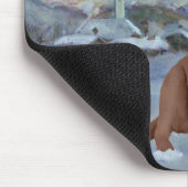 Tapis De Souris Labrador Retriever Chocolat Noël (Coin)