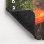 Tapis De Souris Labrador Retriever Custom Photo Chasse Chien (Coin)