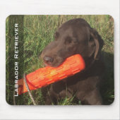 Tapis De Souris Labrador Retriever Custom Photo Chasse Chien (Devant)