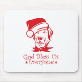 Tapis De Souris Labrador retriever dog wearing Santa Claus hat (Devant)