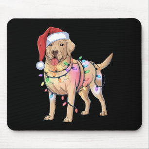 Tapis De Souris Labrador Retriever Festive Amoureux des chiens de