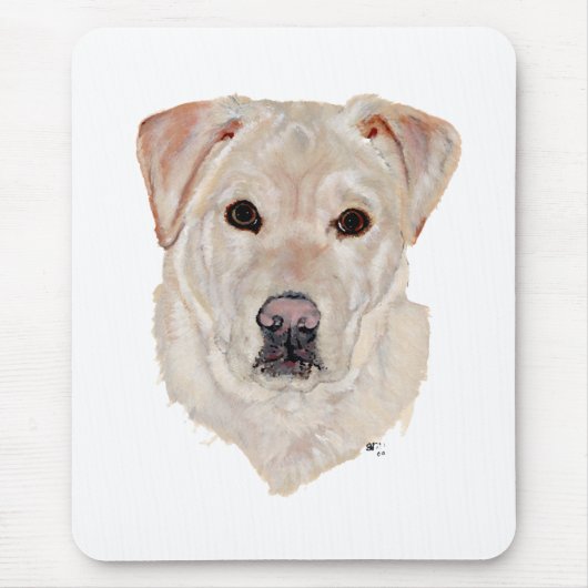 Tapis De Souris Labrador Retriever jaune (Devant)