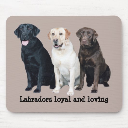 Tapis De Souris Labrador retriever Mousepad (Devant)