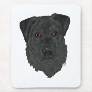 Tapis De Souris Labrador Retriever noir