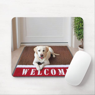 Tapis De Souris Labrador Retriever On Welcome Mat