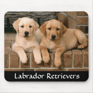 Tapis de souris Labrador Retrievers Rule Puppies