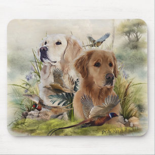 Tapis De Souris Labrador Retrivers avec faisan, Art