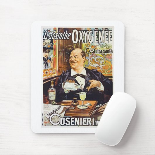 Tapis De Souris L'Absinthe Cusenier (Avec souris)