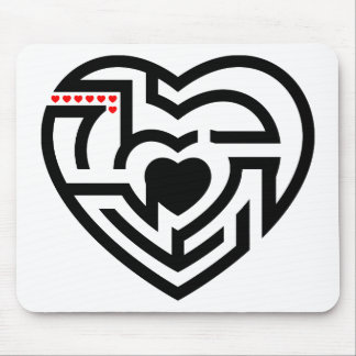 Tapis De Souris labyrinthe d'amour