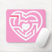 Tapis De Souris labyrinthe d'amour (Avec souris)