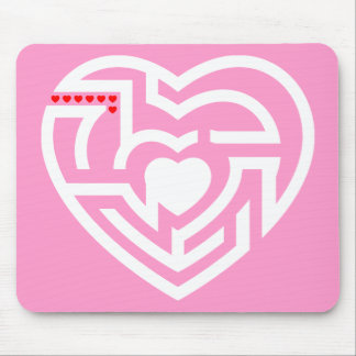 Tapis De Souris labyrinthe d'amour