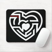 Tapis De Souris labyrinthe d'amour (Avec souris)