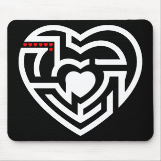 Tapis De Souris labyrinthe d'amour