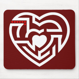 Tapis De Souris labyrinthe d'amour