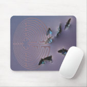 Tapis De Souris Labyrinthe de papillon (Avec souris)