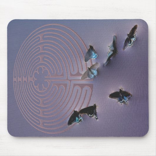 Tapis De Souris Labyrinthe de papillon (Devant)