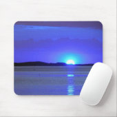 Tapis De Souris lac au coucher du soleil (Avec souris)