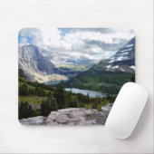 Tapis De Souris Lac Caché Vue sur le parc national des Glaciers Mo (Avec souris)