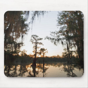 Tapis De Souris Lac Caddo au lever du soleil