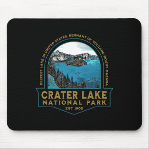 Tapis De Souris Lac Crater Parc national de l'Oregon Mont Mazama H