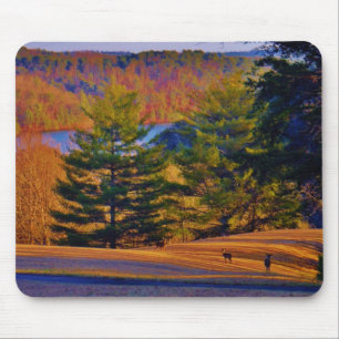 Tapis De Souris Lac Deer & Mt
