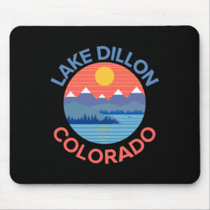 Tapis De Souris Lac Dillon Colorado Pêche Randonnée Bateau