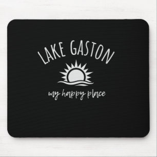 Tapis De Souris Lac Gaston Mon Endroit Heureux Bateau Pêche Campin