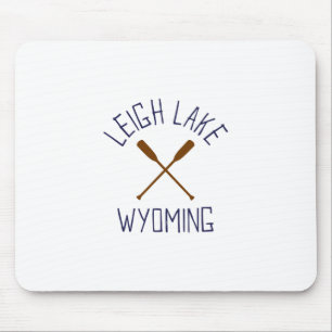 Tapis De Souris Lac Leigh Wyoming Plein air Vintage 1