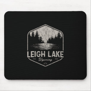 Tapis De Souris Lac Leigh Wyoming Plein Air Vintage 3