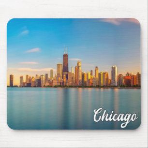Tapis De Souris Lac Michigan, Chicago, Illinois, États-Unis