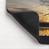 Tapis De Souris Lac Mousepad de Sunrise Oak Tree (Coin)