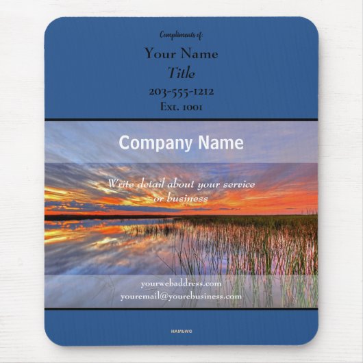 Tapis De Souris Lac Mousepad - HAMbyWG (Devant)