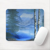 Tapis De Souris Lac paisible Mousepad (Avec souris)