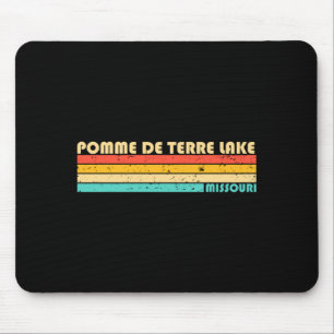 Tapis De Souris Lac Pomme de terre missouri pêche drôle camping