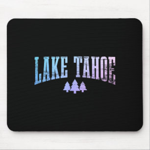 Tapis De Souris Lac Tahoe Californie Nevada Arbres Nature Fierté
