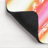 Tapis De Souris Lacelike sur de larges rayures dans soyeux rose à  (Coin)