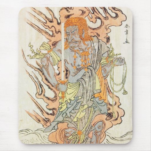 Tapis De Souris L'acteur Ichikawa Danjuro V comme image de pierre (Devant)