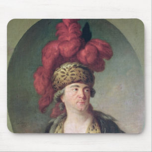 Tapis De Souris L'acteur Lekain dans le rôle de Genghis Khan