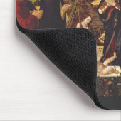 Tapis De Souris L'adoration de l'enfant avec les saints et les don (Coin)