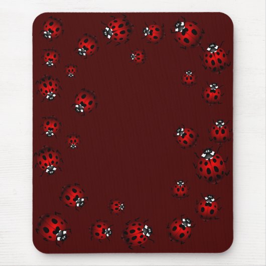 Tapis De Souris Ladybug Art Mousepad Bug Keepsake Ladybug Venin (Devant)