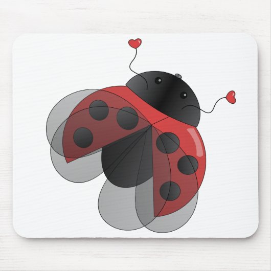 Tapis De Souris Ladybug avec les ailes d'opéra (Devant)