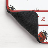 Tapis De Souris Ladybug Avec Nom (Coin)