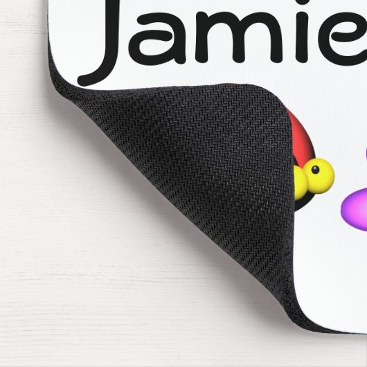 Tapis De Souris Ladybug et Fleurs (Coin)